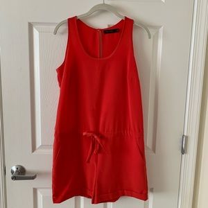 Orange Romper - S - The Limited